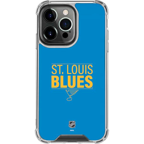 NHL St. Louis Blues Lineup iPhone 14 Pro Clear Case